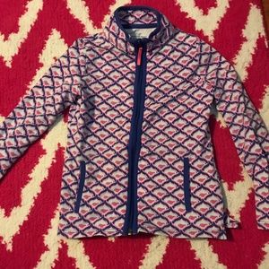 girls vineyard vine whale pattern jacket